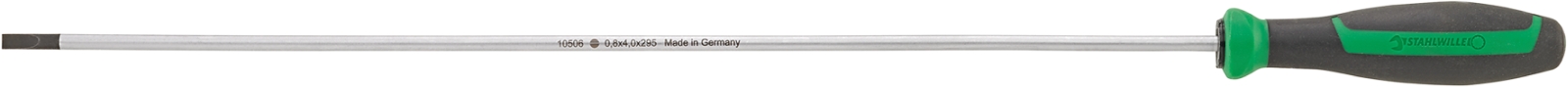 Slotted screwdriver DRALL+ 0,8mm x 4,0mm L.300mm