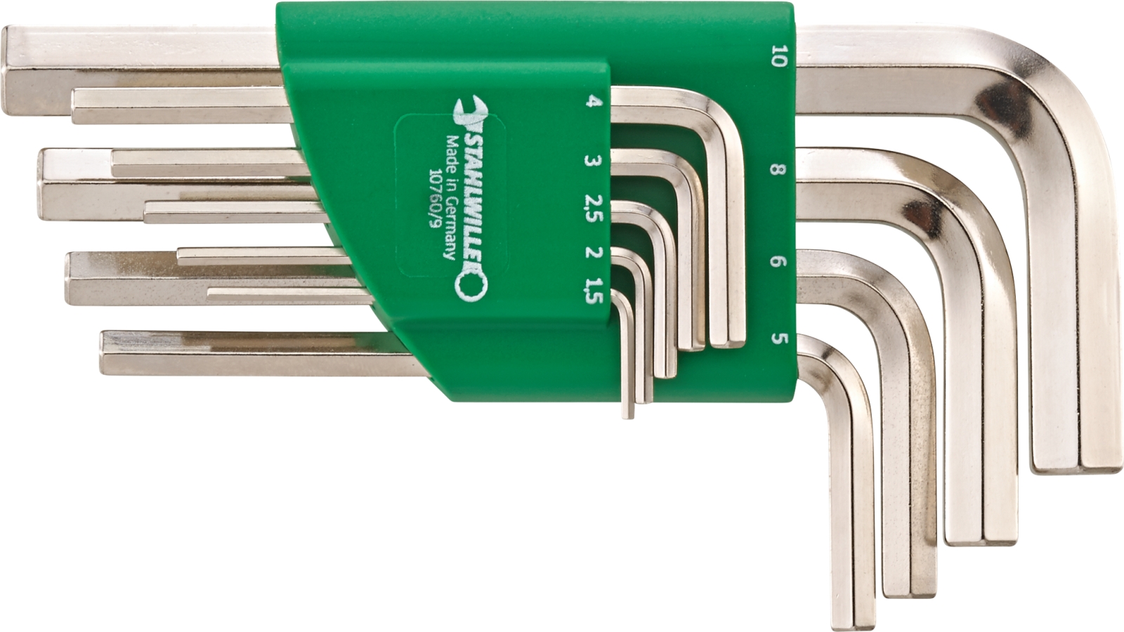 Offset screwdriver set 10760/9 Range 1,5-10 9 pcs.