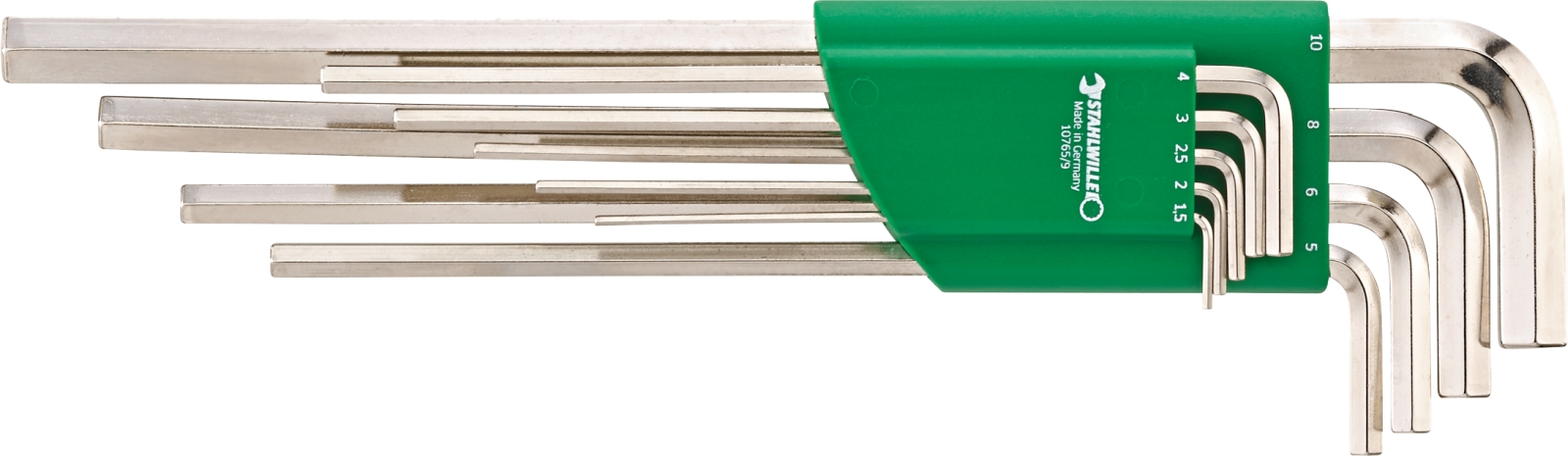 Key wrench 10765/9 Range 1,5 10 9 pcs.