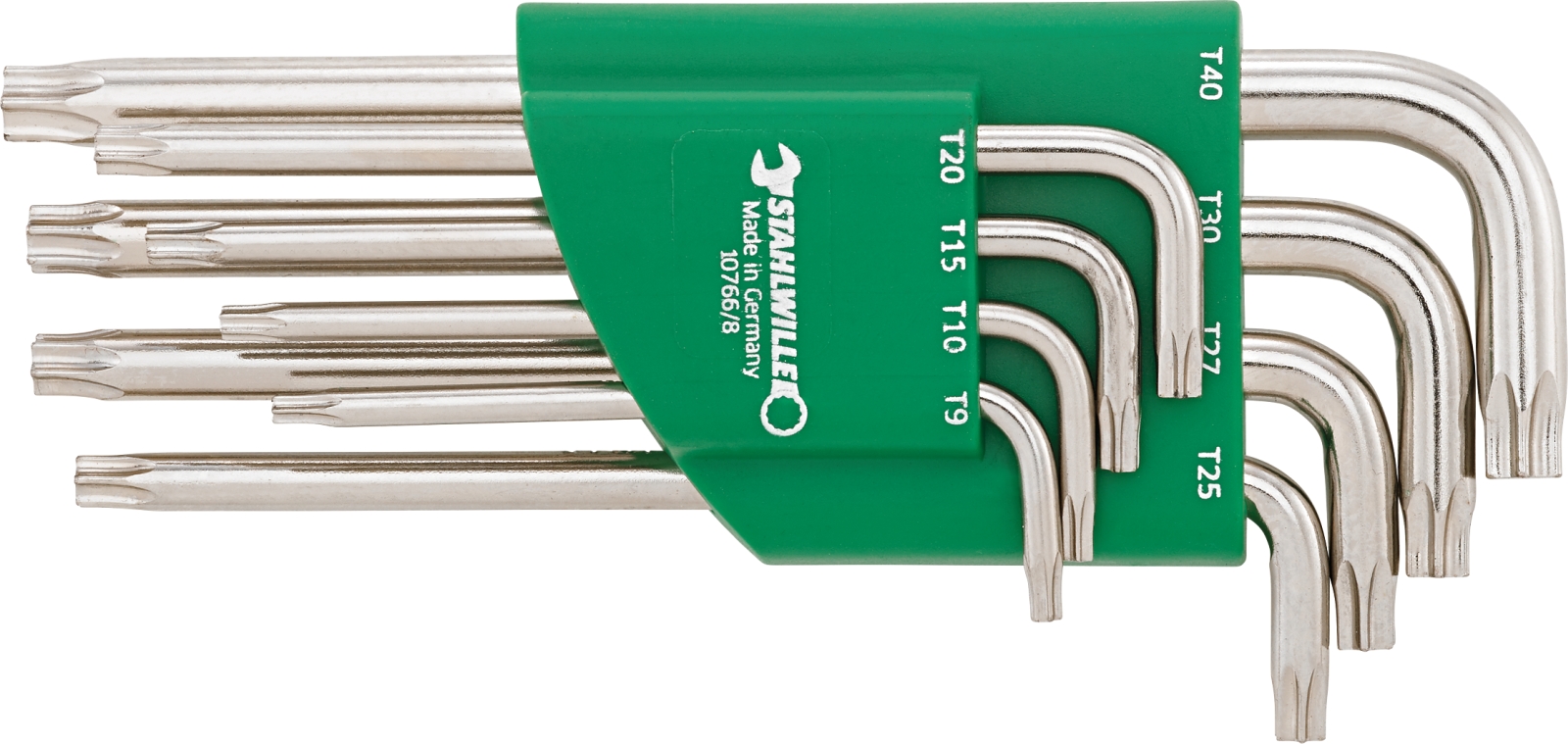 Key wrench 10766/8 Range T9-T40 8 pcs.