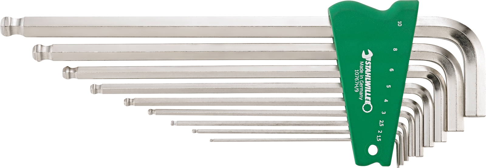 Key wrench 10767H/9 Range 1,5-10 9 pcs.