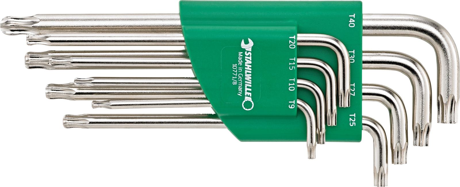 Hexagon key wrench 10771/8 Range T9-T40 8 pcs.