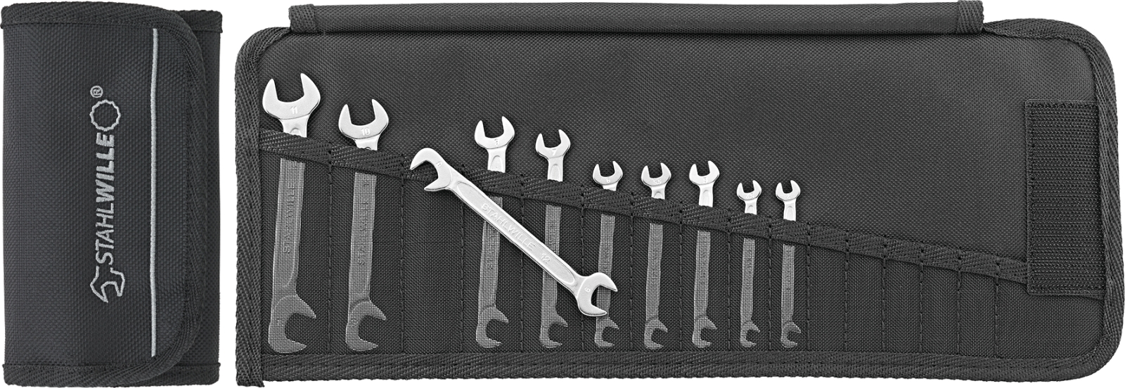 Double open-ended spanner set ELECTRIC 12/10 4-11 10 pcs.