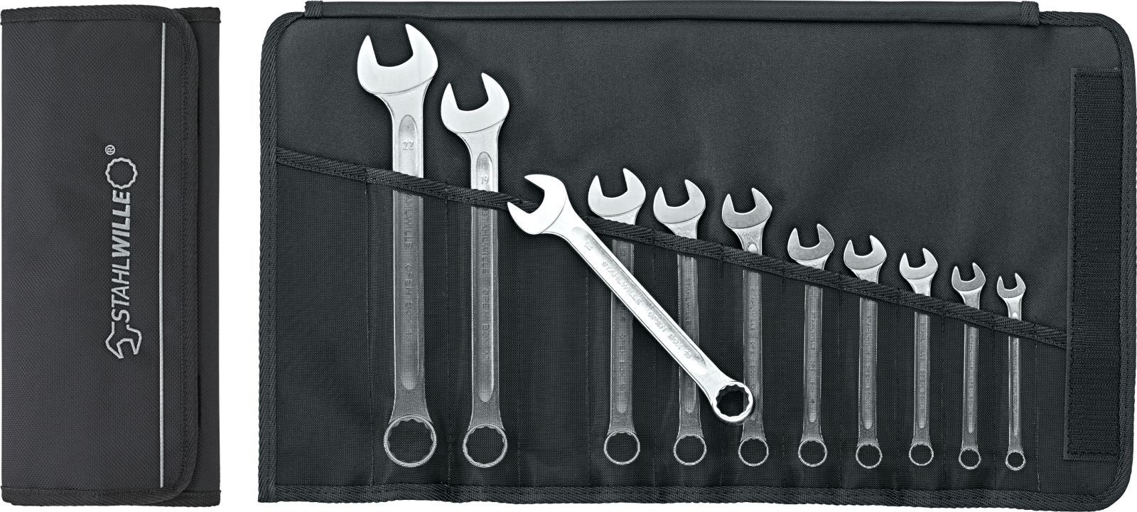 Combination spanner set OPEN BOX 13/11 8-22 11 pcs.