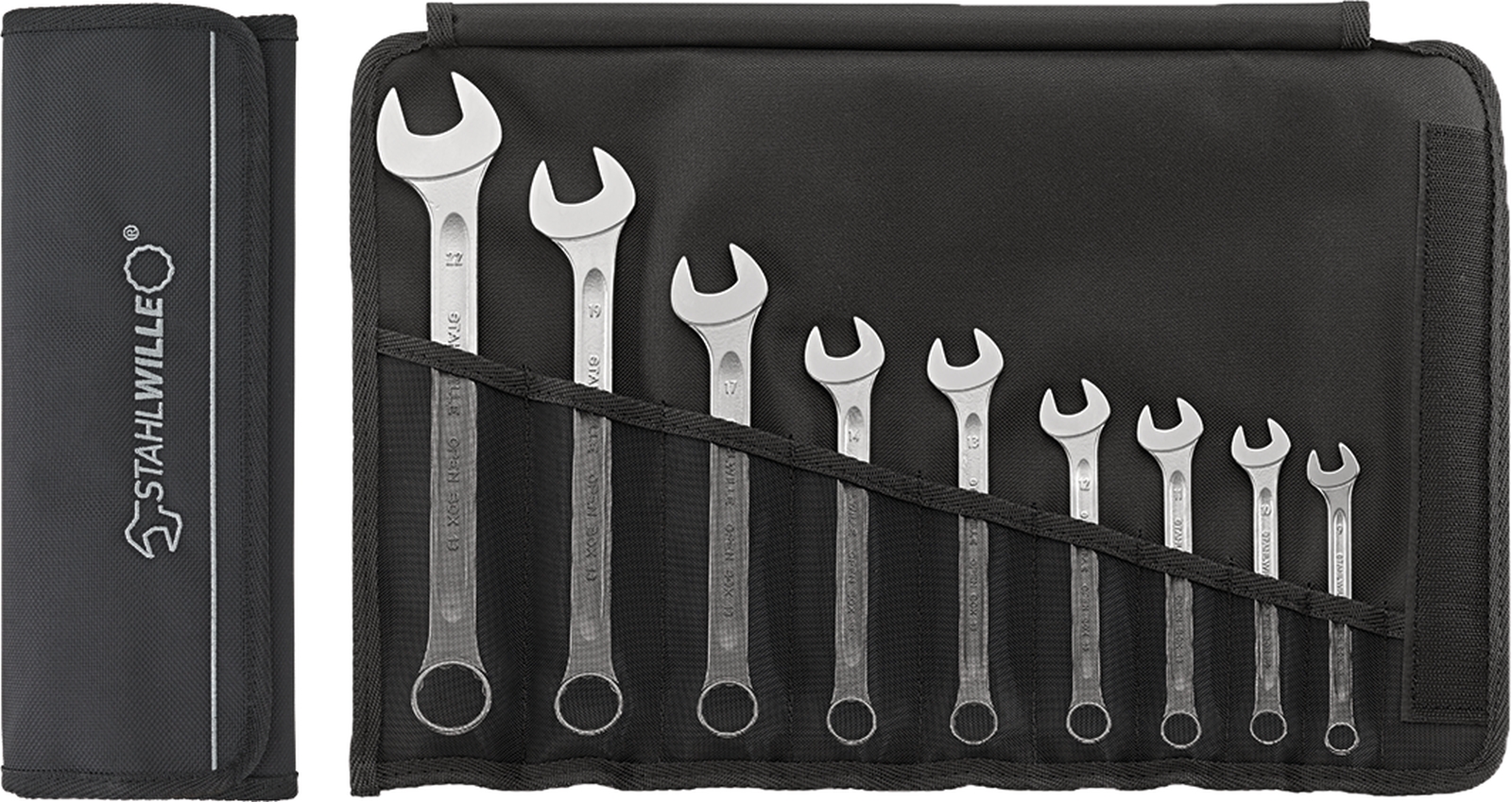 Combination spanner set OPEN BOX 13/9 9-22 9 pcs.