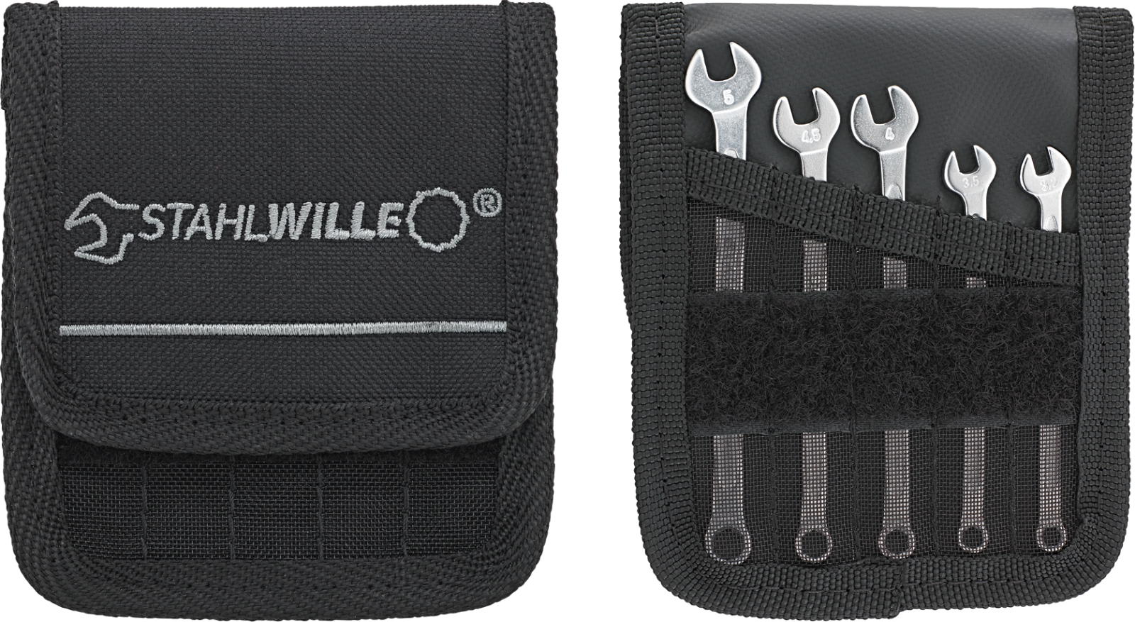 Combination spanner set OPEN BOX 16/5 3,2-5 5 pcs.