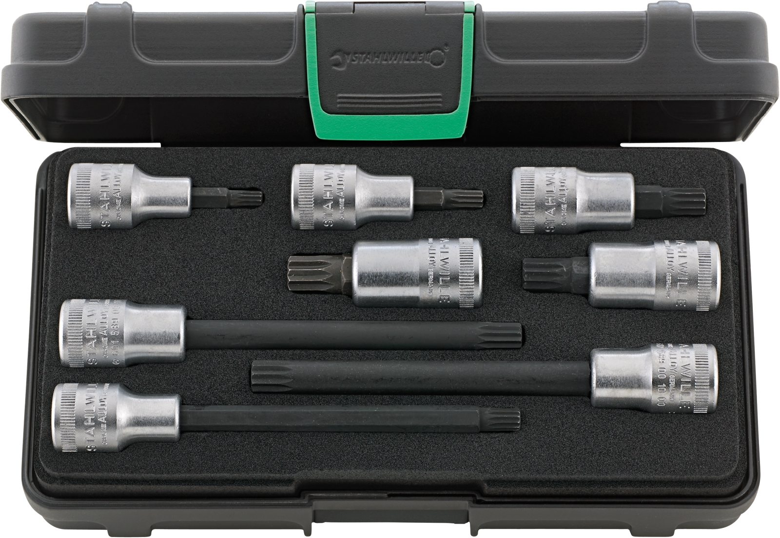 Set: Screwdriver sockets 3054X/54X/8 KN 8 pcs.