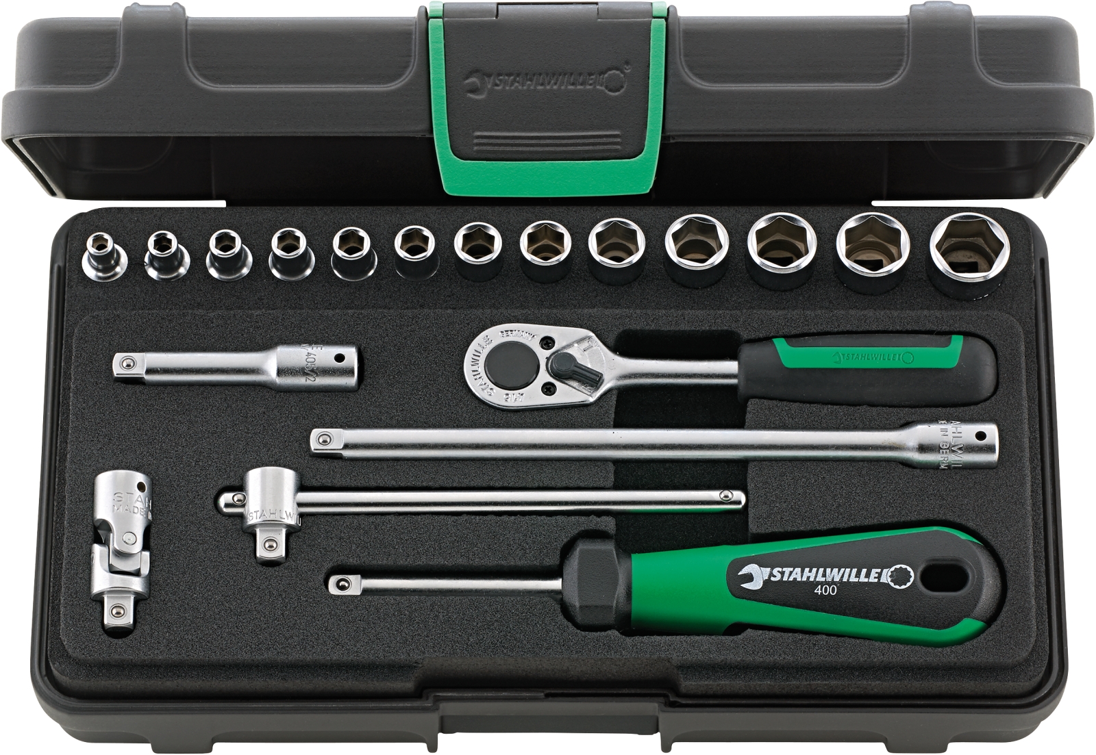 1/4 Socket set 40/13/6 KN 19 pcs.