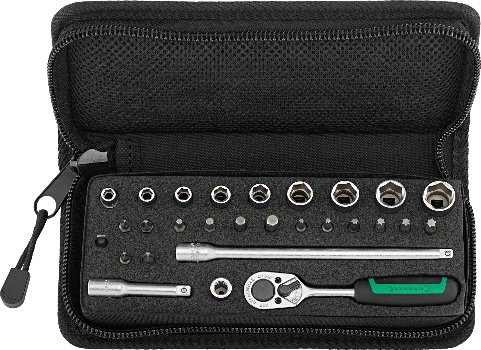 1/4 Socket spanner set 40/24/4 SCI 28 pcs.