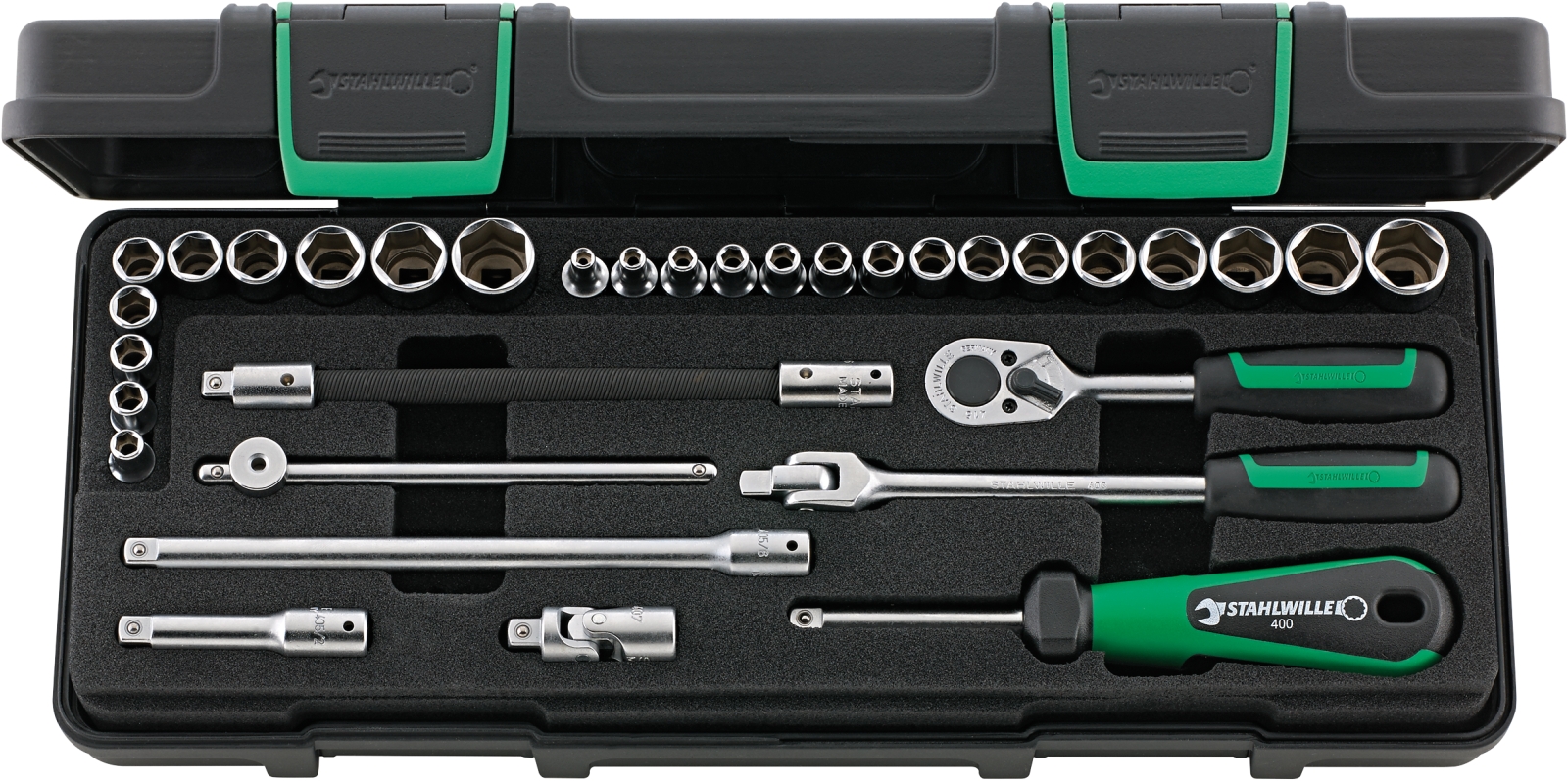 1/4 Socket set 40MA/25/8 KN 33 pcs.