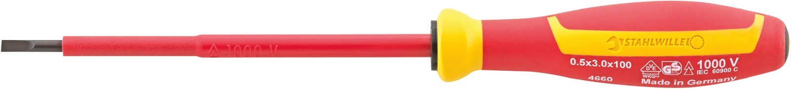 VDE electricians screwdrivers DRALL+ 1,2mm x 6,5mm L.150mm