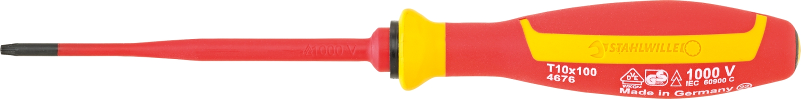 VDE TORX® screwdriver T10 L.100mm