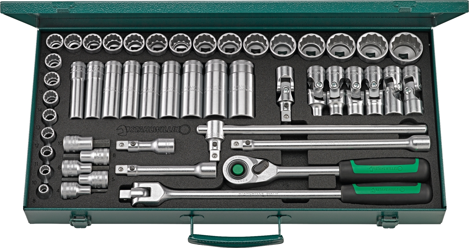1/2 Socket set 50/43/7QR 50 pcs.