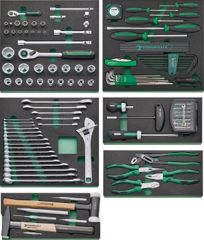 Assortment tool 821/6 157 pcs.