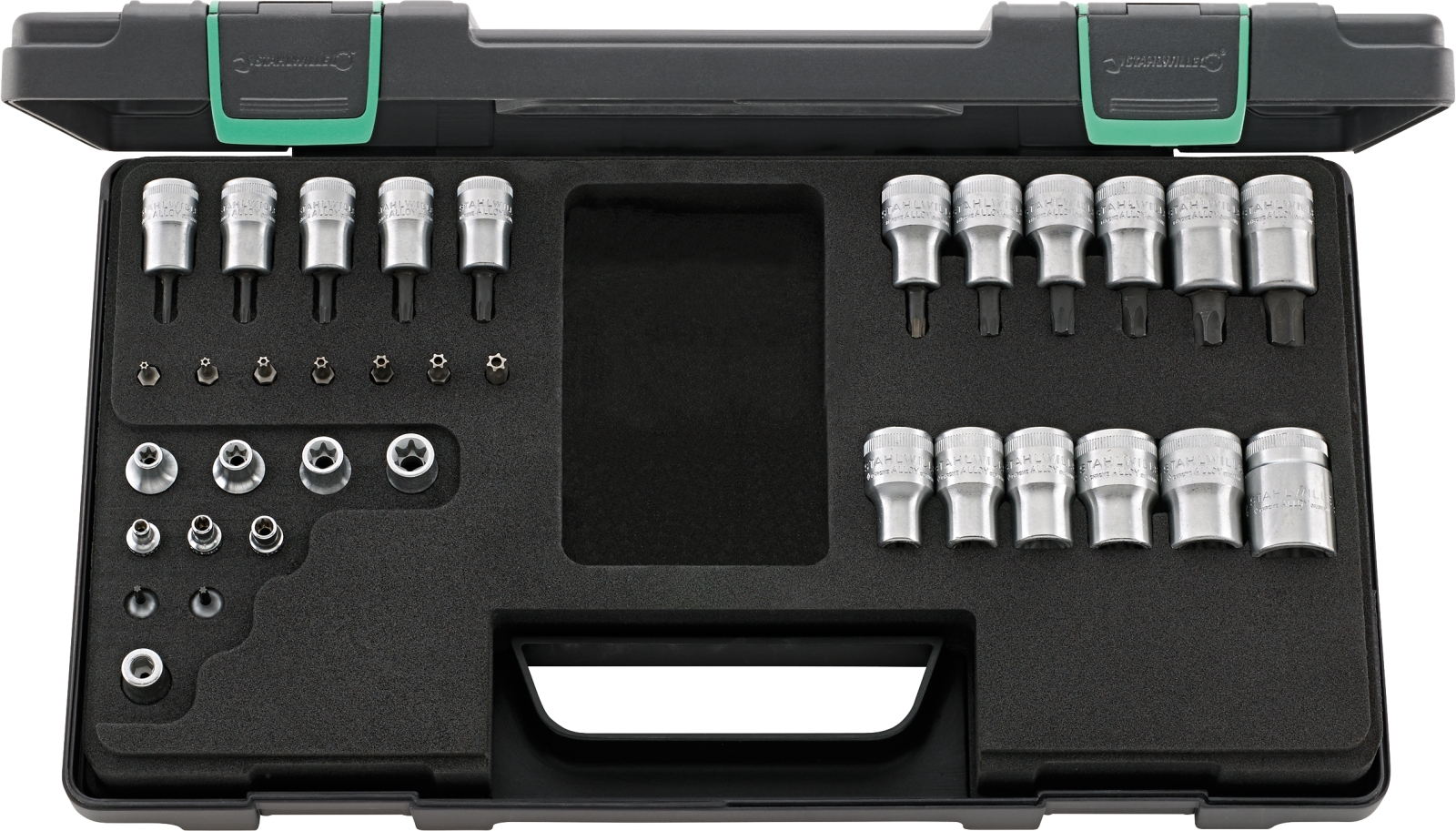 1/4 Socket set TORX 89TX KN 34 pcs.