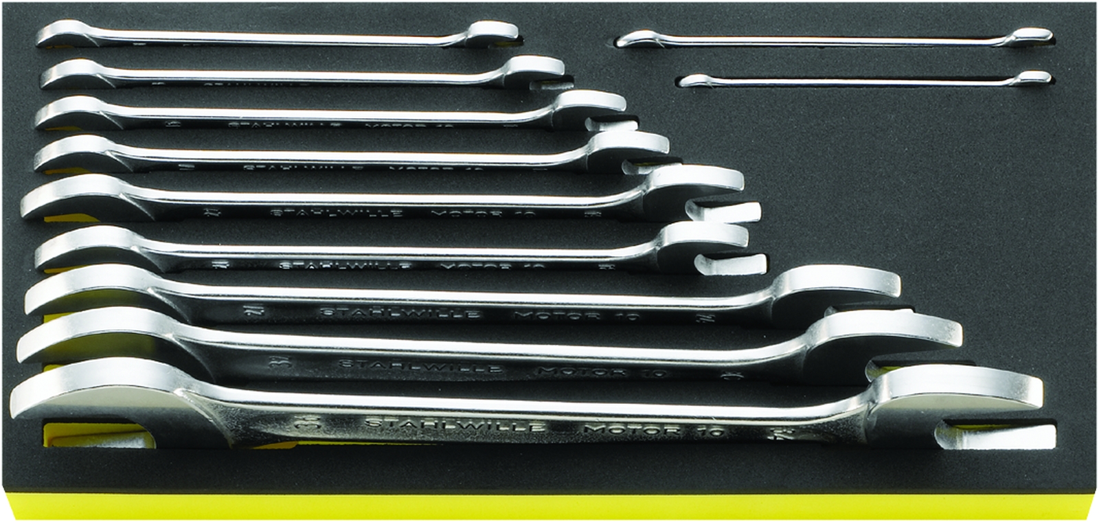 Double open ended spanners i.TCS inlay MOTOR TCS 10/11, 6x7-34x36 mm 11 pcs.
