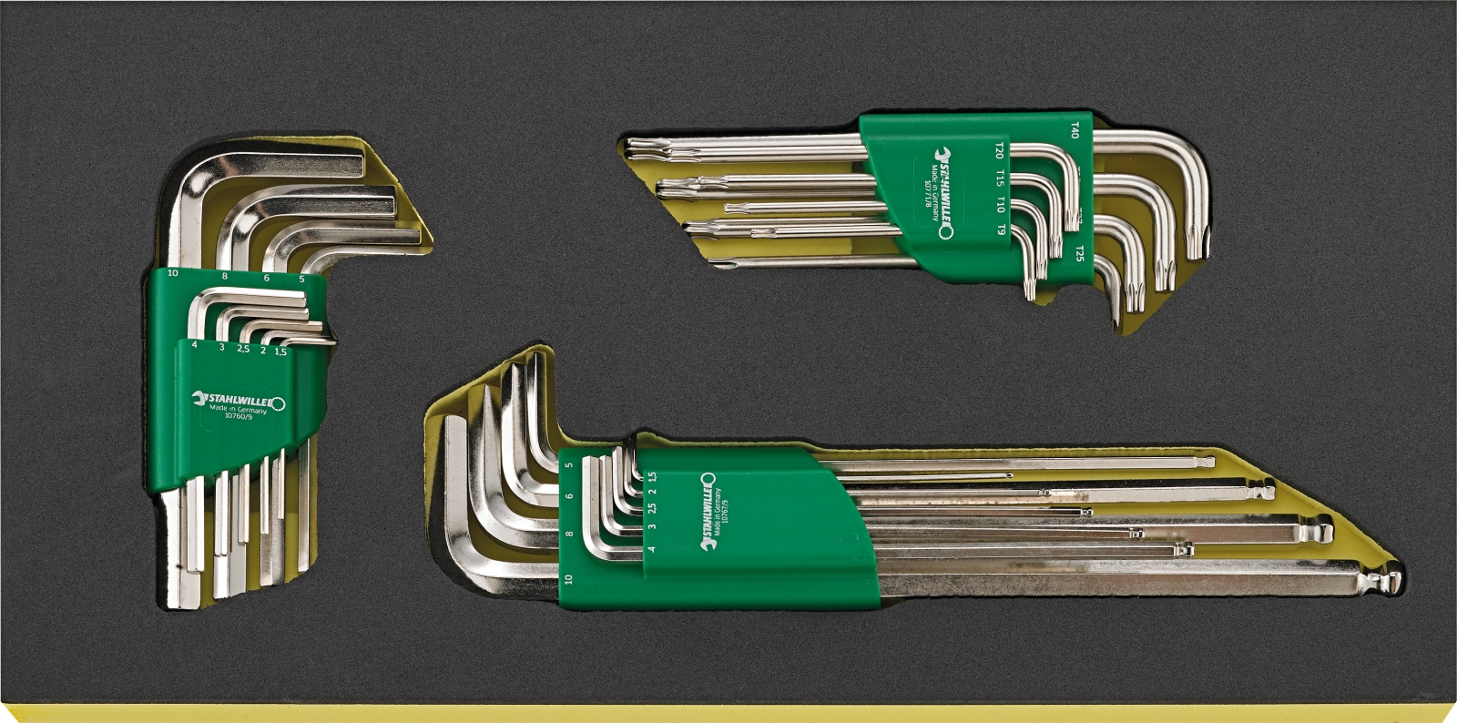 Offset screwdrivers i.TCS inlay TCS 10760-10771/26 Range 26 pcs.