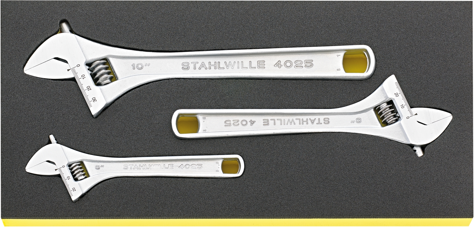 Adjustable open-ended spanner set TCS 4025/3 6 -10 3 pcs.