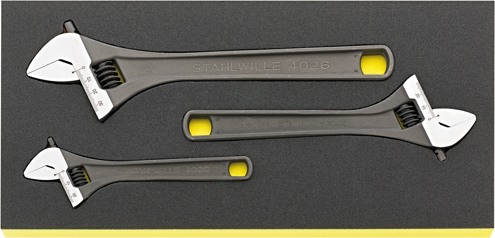 Open-end spanners set, adjustable TCS 4026/3 6-10 3 pcs.