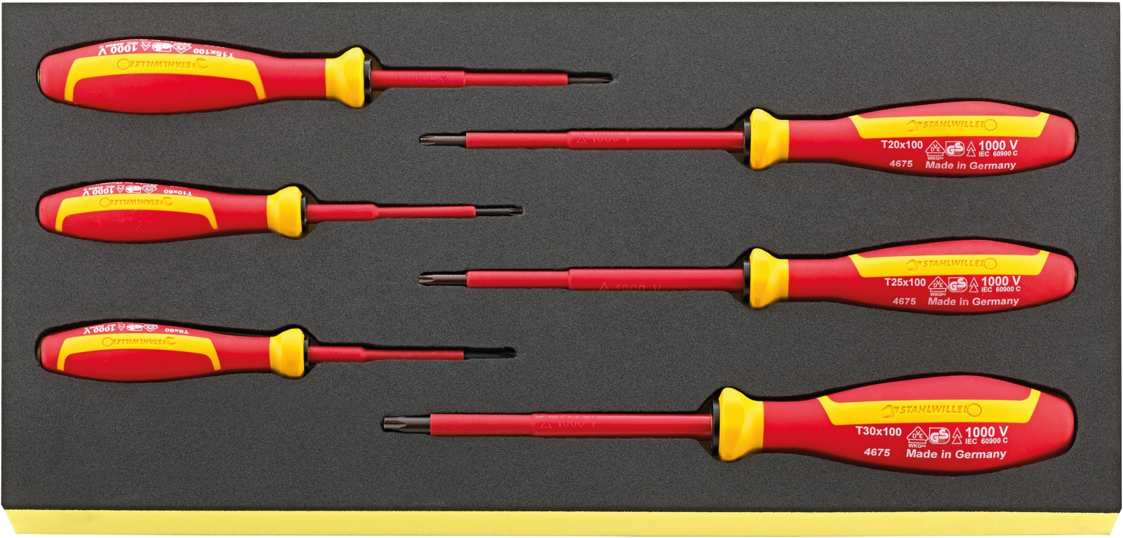 Screwdriver set DRALL+ TCS 4675 VDE 6 pcs.