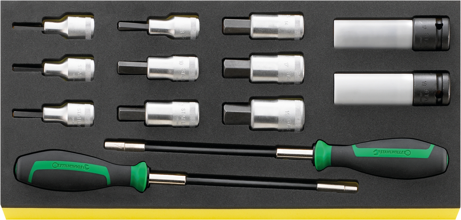 INHEX sockets, wheel nut sockets etc. i.TCS inlay TCS 54/2309K/12506 13 pcs.