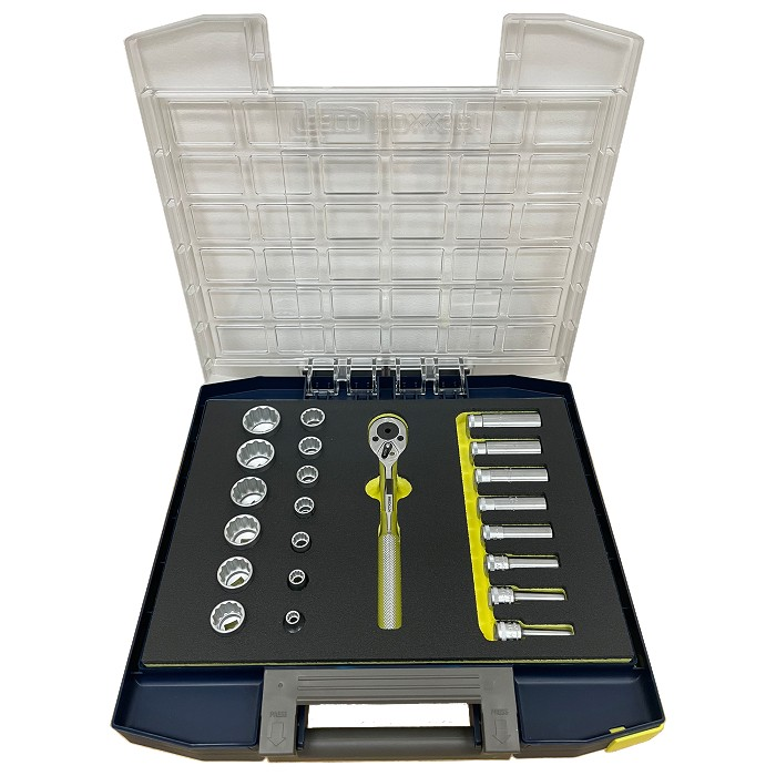 ACRATS Professional Socket Wrench Set with Ratchet Handle and Protective Case