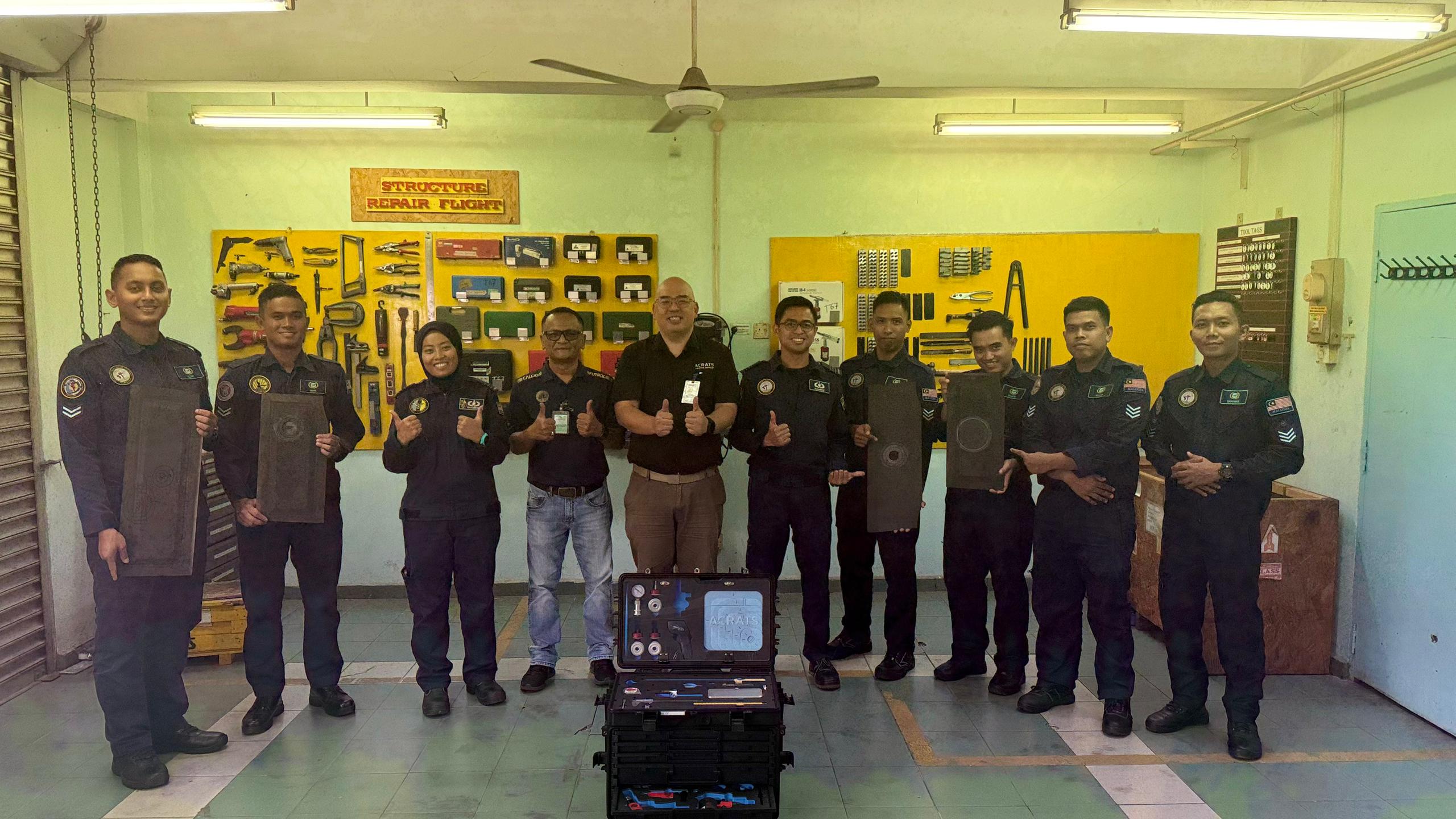 Malaysian Air Force Completes Aircraft Composite Structure Training