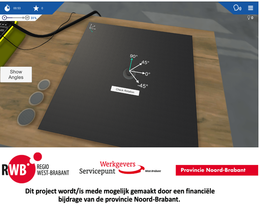 Simulation based learning - Composite in a virtual world