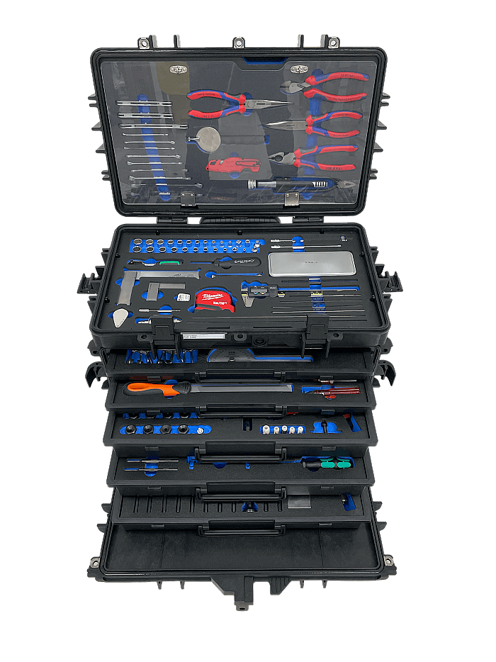 Professional Composite Tool Case – Aviation Composite Repair Toolkit in Heavy-Duty Protective Case